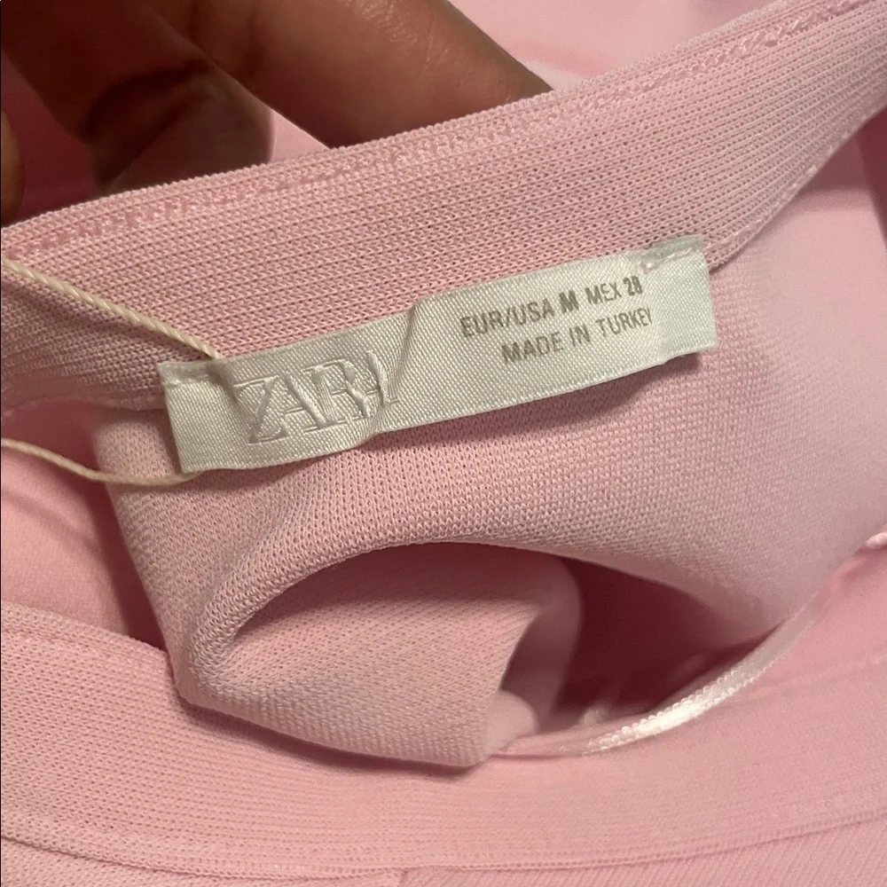 ✨NWT‼️ ZARA Pink Halter Bodysuit - Picture 4 of 5